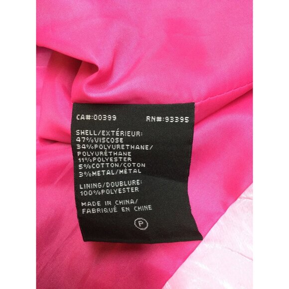 Nikki Jones Lightweight Luster Pink Bonbon Hooded Jacket Womens Size XS - Picture 3 of 10